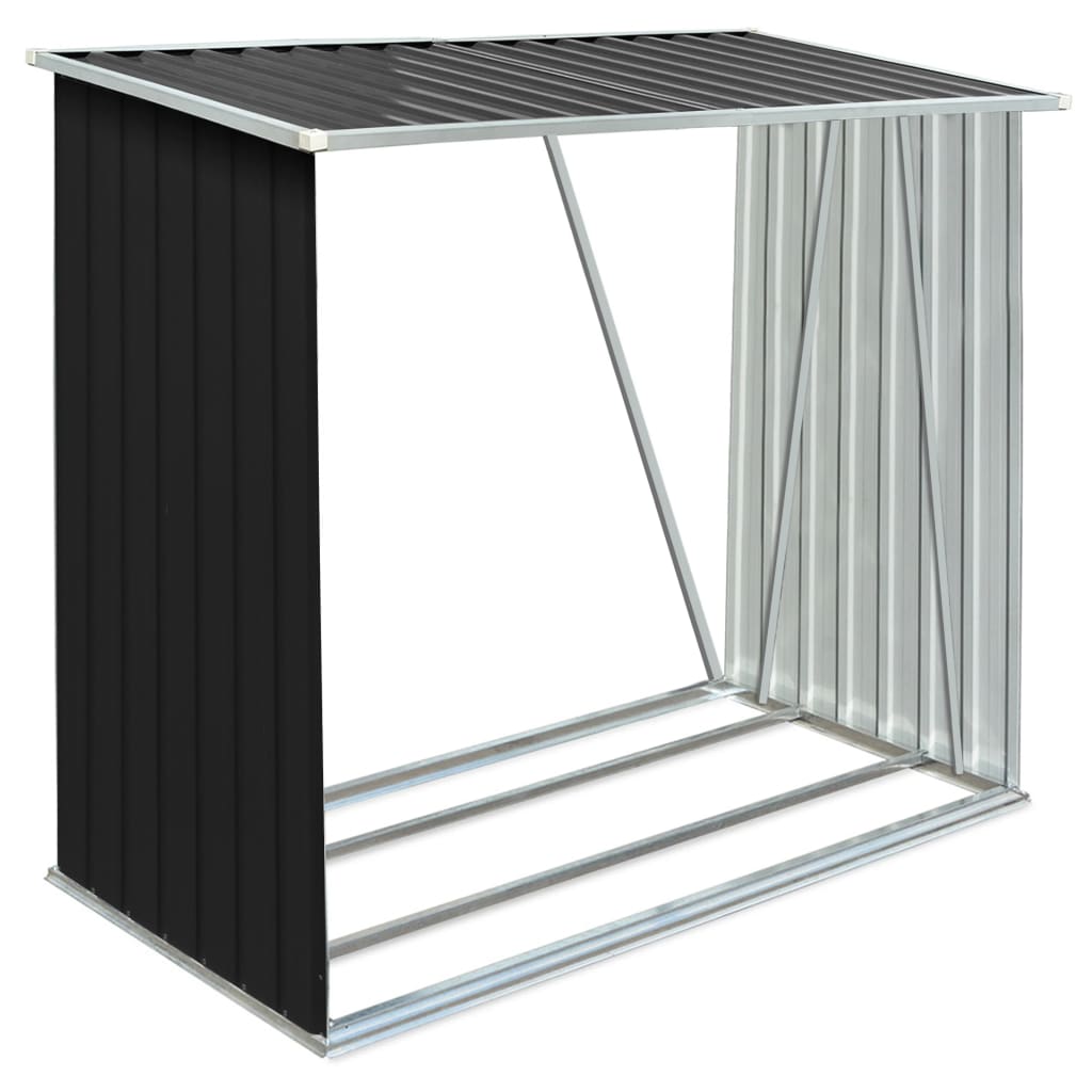 Brennholzlager Verzinkter Stahl 163 X 83 X 154 Cm