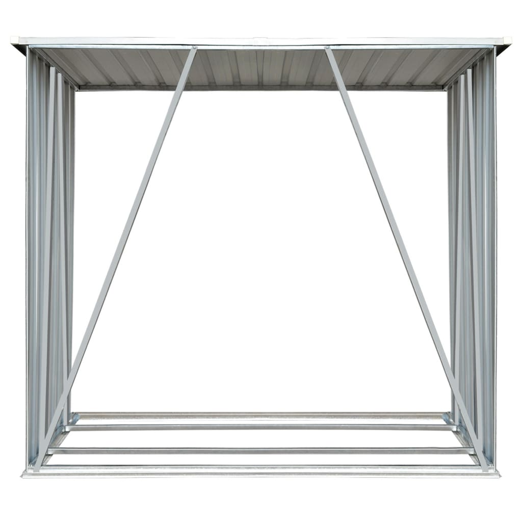 Brennholzlager Verzinkter Stahl 163 X 83 X 154 Cm