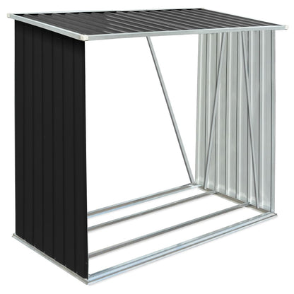 Brennholzlager Verzinkter Stahl 163 X 83 X 154 Cm