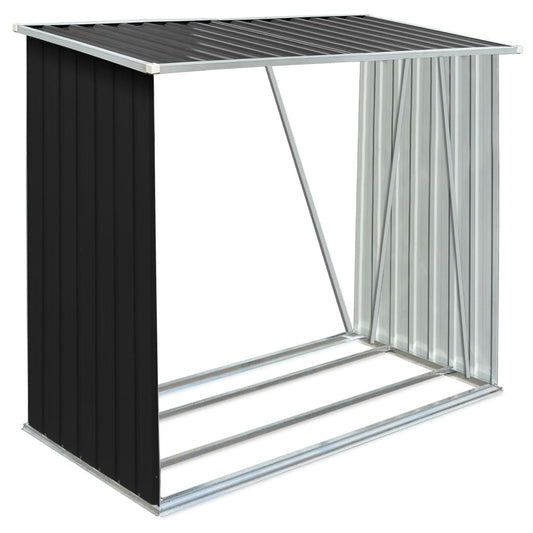 Brennholzlager Verzinkter Stahl 163 X 83 X 154 Cm