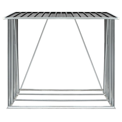 Brennholzlager Verzinkter Stahl 163 X 83 X 154 Cm
