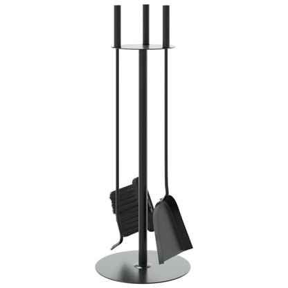 4-Tlg. Kaminwerkzeug-Set 22X59 Cm Stahl