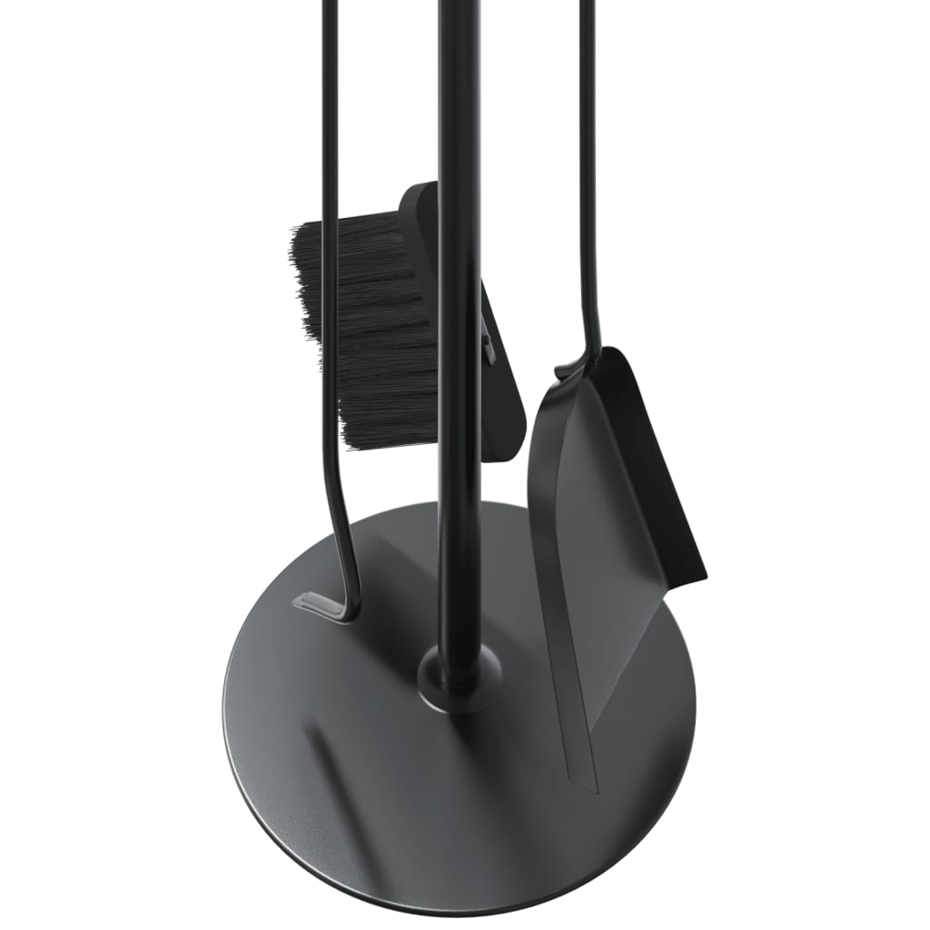 4-Tlg. Kaminwerkzeug-Set 22X59 Cm Stahl