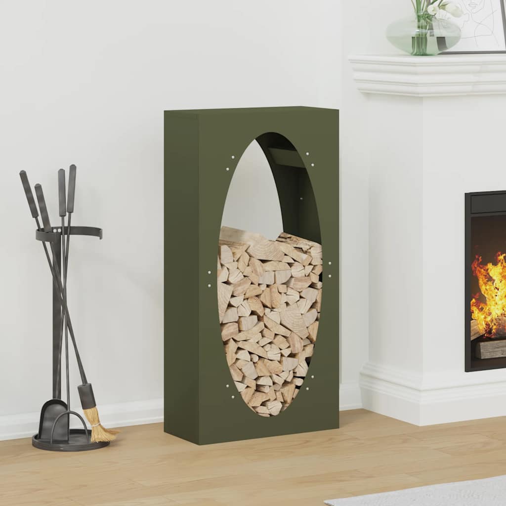 Brennholzregal 50X23X100 Cm Wetterfester Stahl
