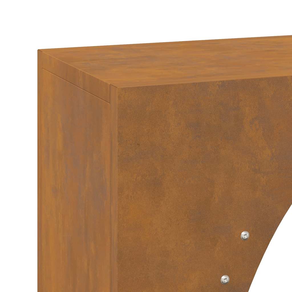 Brennholzregal 50X23X100 Cm Wetterfester Stahl